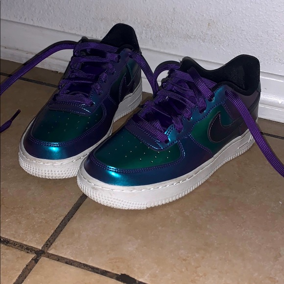nike air force 1 low court purple neptune green